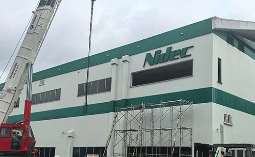 lib collaborates with nidec to deliver a 98m temperature and humidity test chamber creating a super factory for motor quality inspection